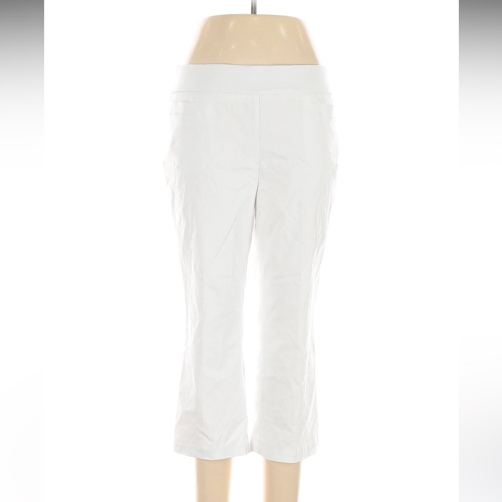 NWOT Briggs New York White Kids Cropped Pants